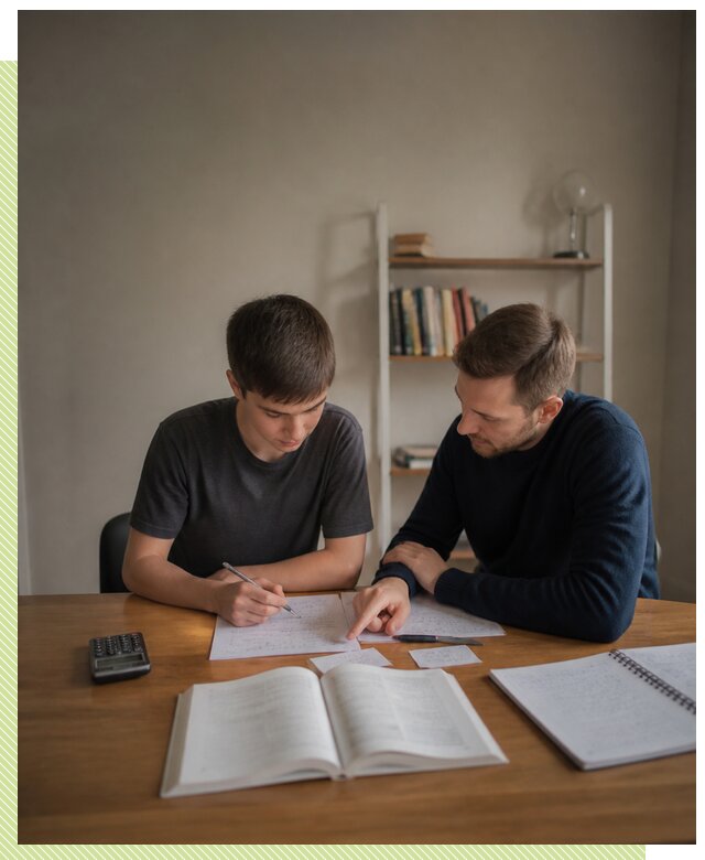 Репетитор по математике в Петергофе для школьников и студентов