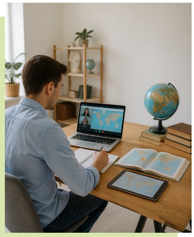 Онлайн репетитор по географии для школьников и студентов в Петергофе